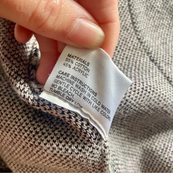 Thinkgeek gray cat open front hooded cardigan sweater think geek - Picture 9 of 9